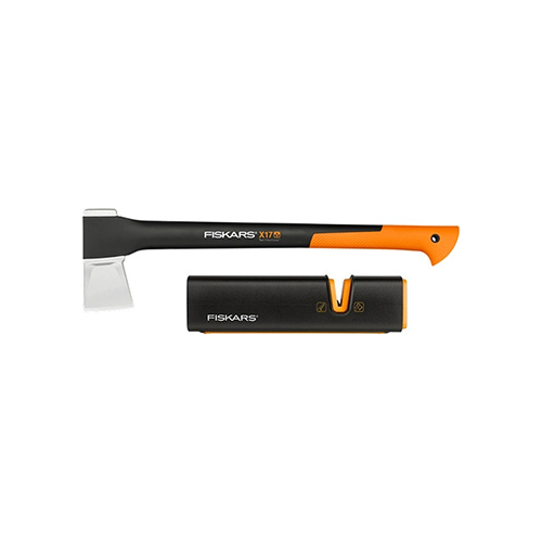 Топор-колун FISKARS 129050 Набор (Топор X 17 + точилка)