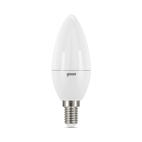 Лампа GAUSS LED Candle-dim E 14 7W 4100К диммируемая 1/10/100