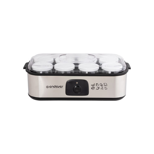 Йогуртница Endever Vita-125 серебристый/черный