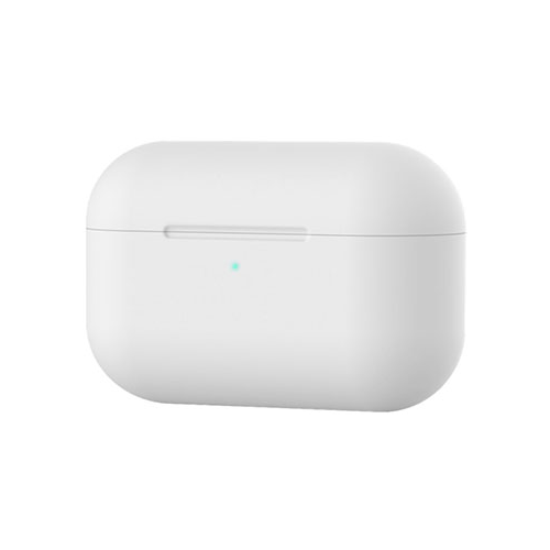 Чехол силиконовый Eva для наушников Apple AirPods Pro - белый (CBAP303W)