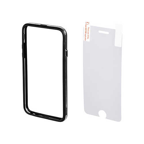 Бампер Hama для Apple iPhone 6 Edge&Film черный (00135031)