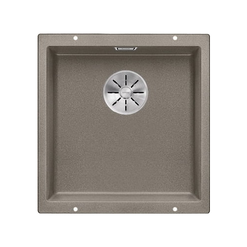 Кухонная мойка Blanco SUBLINE 400-U SILGRANIT серый беж с отв.арм. InFino 523429