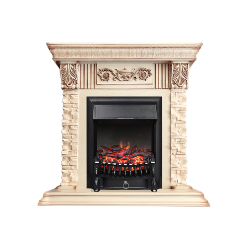 Каминокомплект Royal Flame Luxemburg сланец бежевый с очагом Fobos BL сл.кость 222269700458412