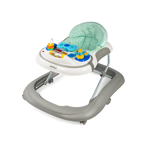 Ходунки детские с электронной игровой панелью Amarobaby Strolling Baby GRAY (серый) AMARO-21SB-Se