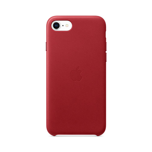 Чехол (клип-кейс) Apple iPhone SE Leather Case - (PRODUCT) RED MXYL2ZM/A