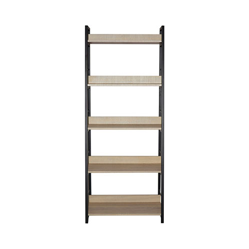 Стеллаж на металлокаркасе Brabix LOFT SH-003 (ш600*г350*в1500мм) 5 полок цвет дуб натурал. 641236