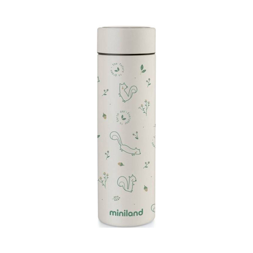 Детский термос для еды и жидкостей Miniland Natur Thermos Chip бурундук 450 мл 89262