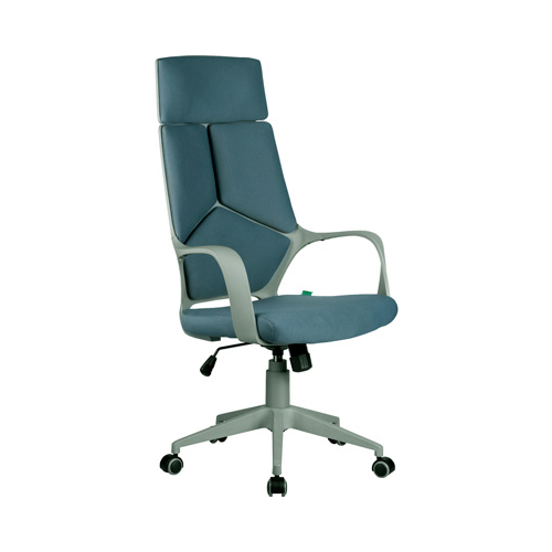 Кресло Riva Chair 8989 Серый пластик/Серая ткань (60)