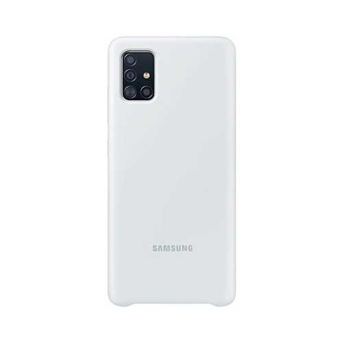 Чехол (клип-кейс) Samsung A51 (A515) SiliconeCover white (EF-PA515TWEGRU)