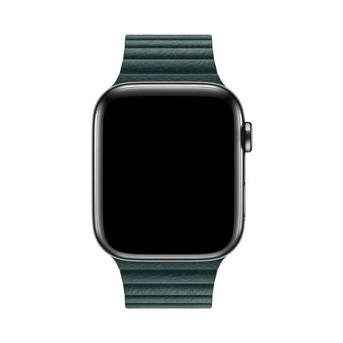 Ремешок кожаный Eva для Apple Watch 38/40mm Темно-Зеленый (AVA008GR)