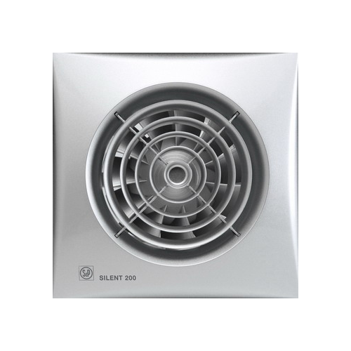 Вытяжной вентилятор Soler & Palau SILENT-200 CRZ SILVER (серебро) 03-0103-116