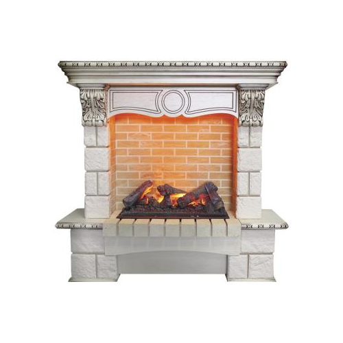 Каминокомплект Dimplex Pierre Luxe шампань с очагом Cassette 600 слоновая кость с патиной (64905186)