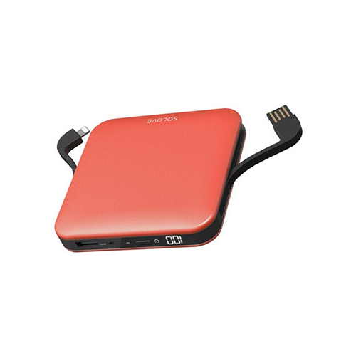 Внешний аккумулятор Xiaomi SOLOVE 10000mAh (A2-PRO ORANGE) оранжевый