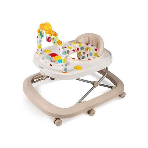 Ходунки детские с электронной игровой панелью Amarobaby Walking Baby BEIGE (бежевый) AMARO-21WB-Be