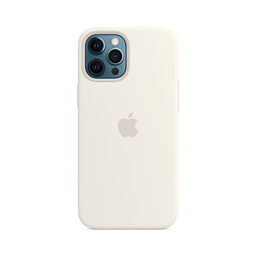 Чеxол (клип-кейс) Apple iPhone 12 Pro Max Silicone Case with MagSafe - White MHLE3ZE/A