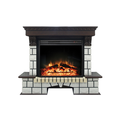 Каминокомплект Royal Flame Pierre Luxe с очагом Jupiter FX N (темный дуб) 6611164905282