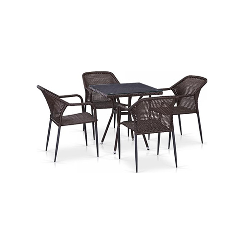 Комплект мебели Афина T 282 BNT/Y 35-W 2390 Brown 4Pcs