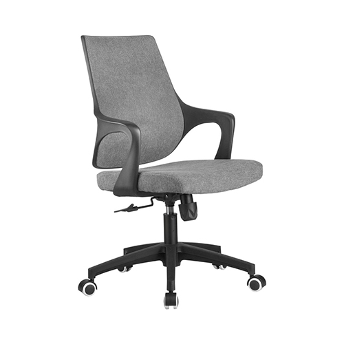 Кресло Riva Chair 928 Серый кашемир/Чёрный пластик
