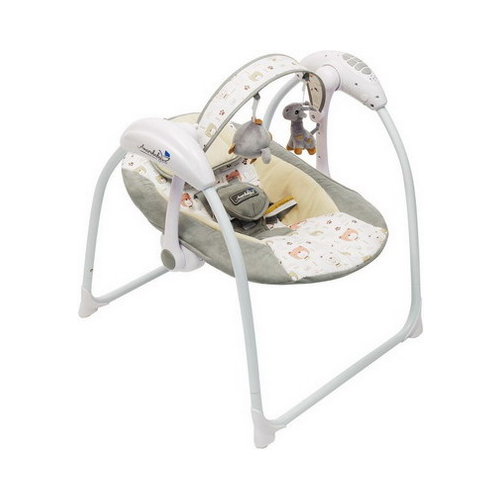 Электрокачели Amarobaby Swinging Baby GRAY (серый) AMARO-22SB-Se
