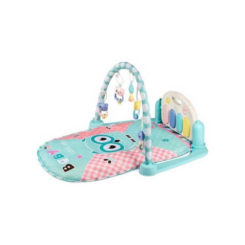 Коврик развивающий Amarobaby NIGHT OWL 80x65x45 (СОВА) мятный AMARO-8001-NO