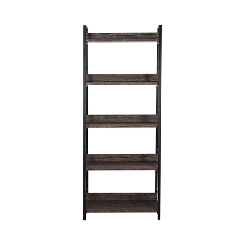 Стеллаж на металлокаркасе Brabix LOFT SH-003 (ш600*г350*в1500 мм) 5 полок цвет морёный дуб 641234