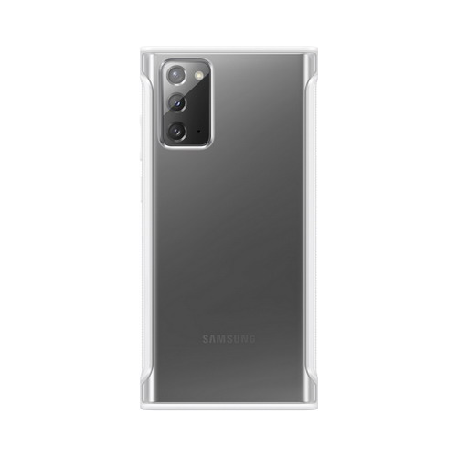 Чеxол (клип-кейс) Samsung Galaxy Note 20 Clear Protective Cover белый (EF-GN980CWEGRU)