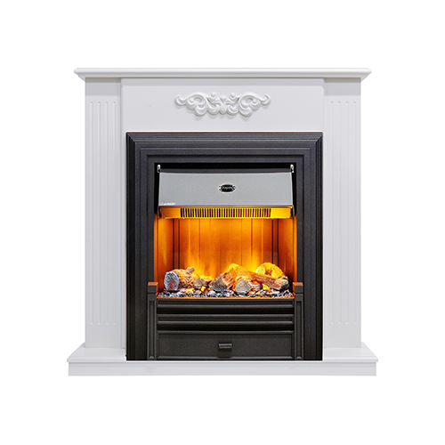Каминокомплект Dimplex Lumsden с очагом Brookline Black (белый дуб) 1164867788