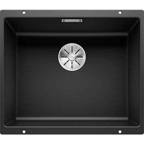Кухонная мойка Blanco 523432 SUBLINE 500-U SILGRANIT антрацит с отв.арм. InFino