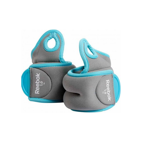 Утяжелители на запястья Reebok 2х1кг RAWT-11071BL