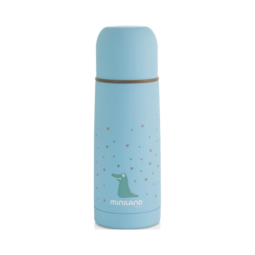 Детский термос для жидкостей Miniland Silky Thermos 350 мл голубой 89216