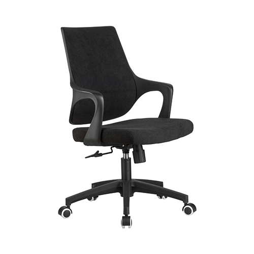 Кресло Riva Chair 928 Чёрный кашемир/Чёрный пластик