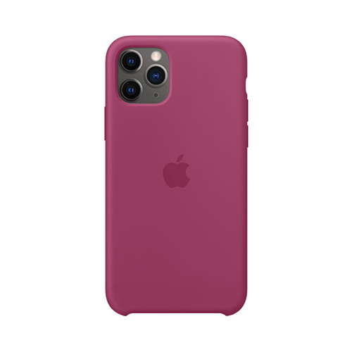 Чехол (клип-кейс) Apple для iPhone 11 Pro Silicone Case - Pomegranate MXM62ZM/A