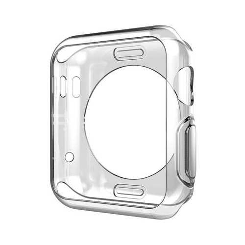 Чехол силиконовый Eva для Apple Watch 44 mm - Прозрачный (ADC005T)
