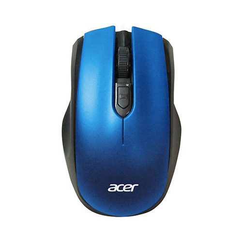 Мышь ACER OMR031 черный/синий оптическая (1600dpi) беспроводная USB (4but) (ZL.MCEEE.008)
