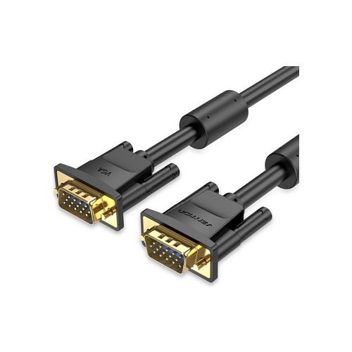 Кабель Vention VGA 15M/15M с 2 ферритовыми фильтрами - 5м. DAEBJ