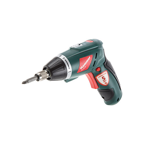Аккумуляторная отвертка Hammer Flex ACD3.6Li USB с набором бит