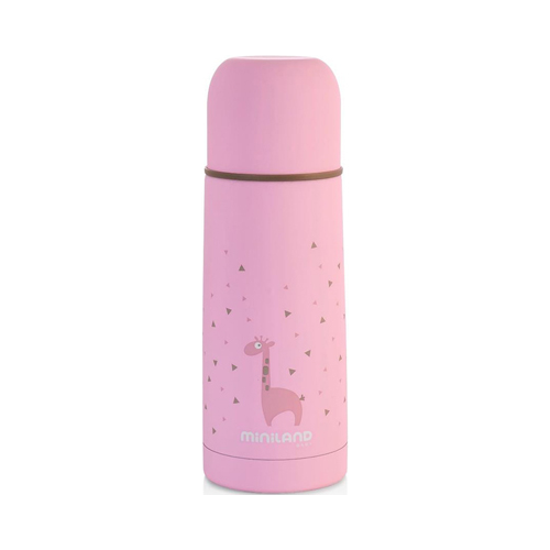 Детский термос для жидкостей Miniland Silky Thermos 350 мл розовый 89217