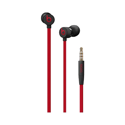 Вставные наушники urBeats3 с разъёмом 3 5 мм коллекция Beats Decade цвет «дерзкий чёрно-красный» MUFQ2EE/A