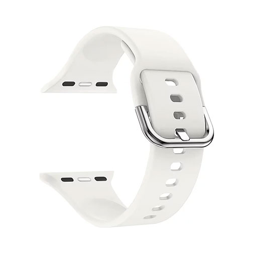 Силиконовый ремешок Lyambda для Apple Watch 42/44 mm AVIOR DSJ-17-44-WT White