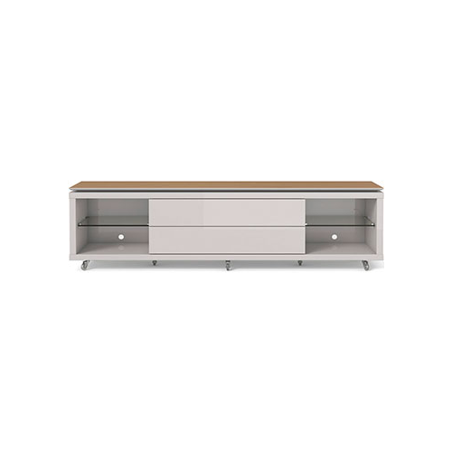Тумба под телевизор Manhattan LINCOLN 1.9 ТВ OFF-WHITE/ NATURAL PA16654(172 54) 539 x 1950 x 448