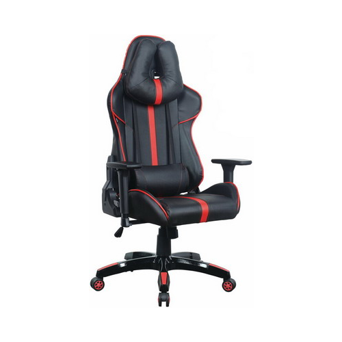 Кресло Brabix ''GT Carbon GM-120'' две подушки экокожа черное/красное 531931