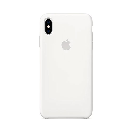 Чехол (клип-кейс) Apple Silicone Case для iPhone XS Max цвет (White) белый MRWF2ZM/A