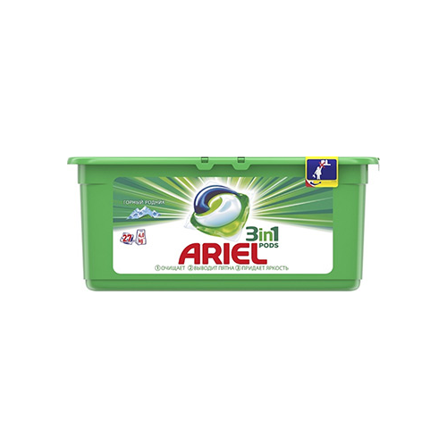 Средство для стирки ARIEL LiquidCaps Color (Горный родник) 27Х27г