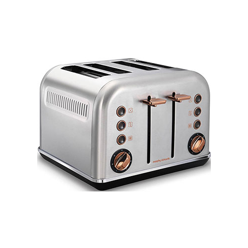 Тостер Morphy Richards 4 slices Accents Rose Gold and Brushed