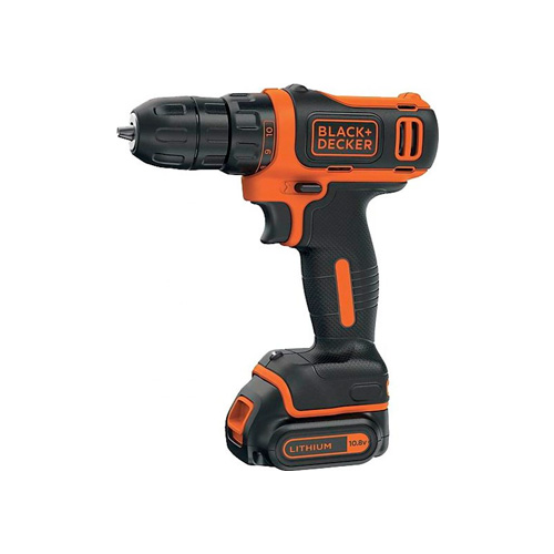 Дрель-шуруповерт Black&Decker BDCDD12K1B-QW