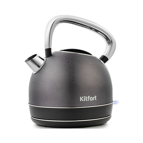Чайник электрический Kitfort KT-696-4 чёрная кожа