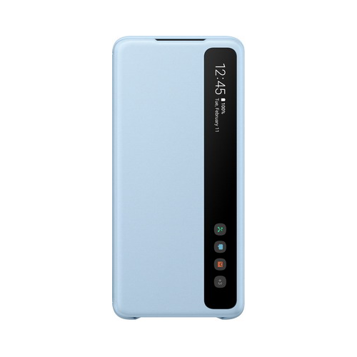 Чехол (флип-кейс) Samsung S20plus (G985) ClearView l.blue EF-ZG985CLEGRU