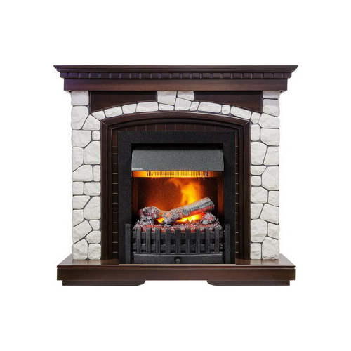 Каминокомплект Dimplex Glasgow с очагом Danville Delux Black (темный дуб) 1364908504