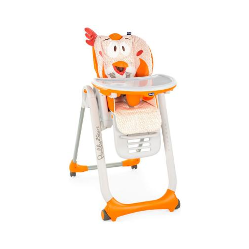 Стульчик для кормления Chicco Рolly 2Start цвет Fancy Chicken
