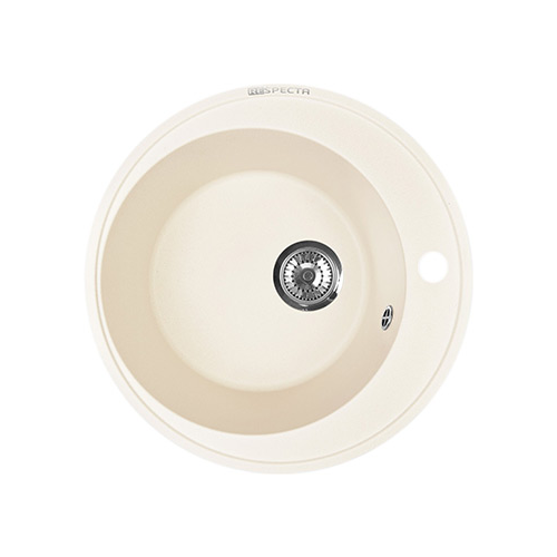 Кухонная мойка Respecta Sfera RS-45 слоновая кость RS45.109